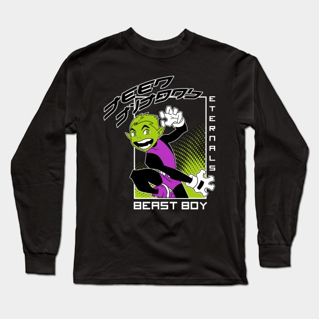 BEAST BOY Long Sleeve T-Shirt by ETERNALS CLOTHING